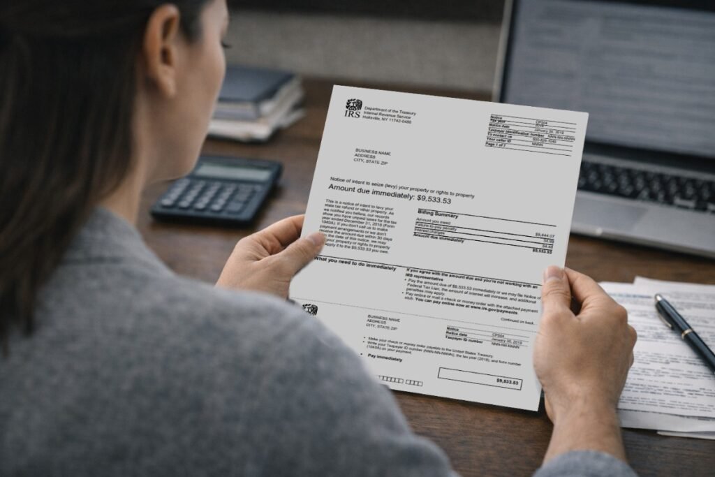 IRS Tax Notice CP504